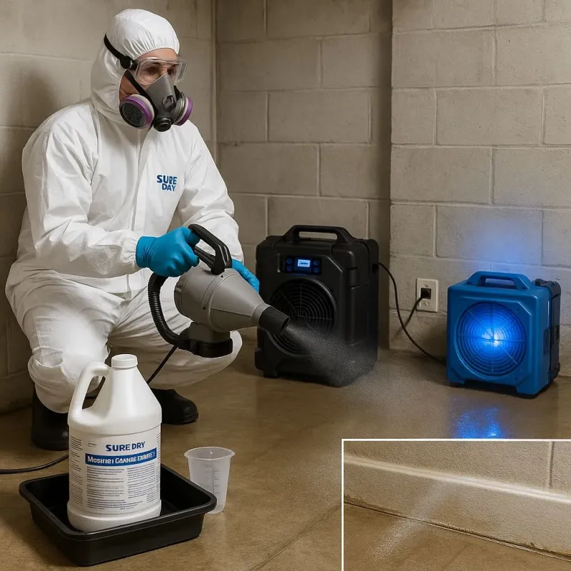 Sanitization and Odor Removal process in Laughlin Air Force Base, TX